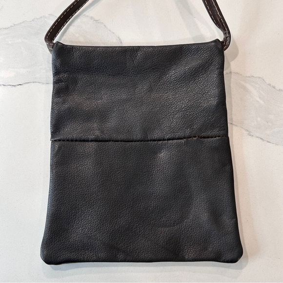 Hand Painted Leather Phone Pouch - Picture 4 of 11